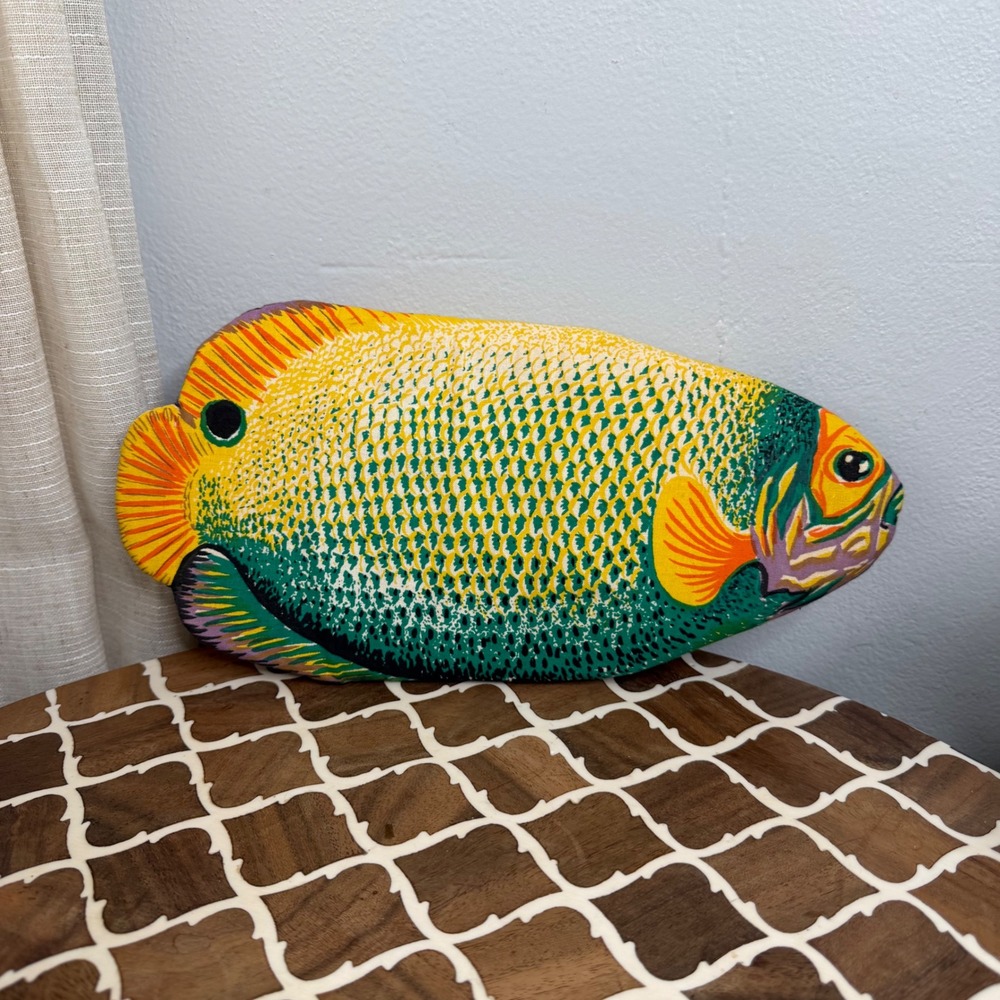 Vintage Tropical Fish Oven Mitt Novelty Pot Holder Multicolor Kitchen Decor Only